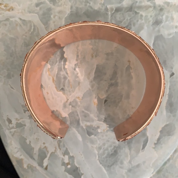 Aldo Rose Gold Sparkle Cuff Bracelet - Picture 2 of 2